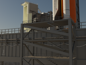 Kennedy Space Center Launch Complex 39-A 3D Model
