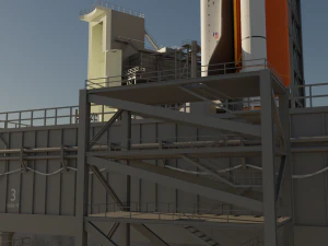 Kennedy Space Center Launch Complex 39-A 3D Model