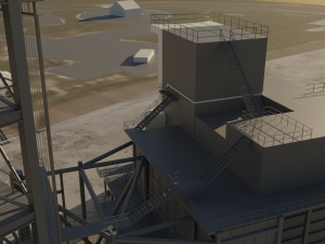 Kennedy Space Center Launch Complex 39-A 3D Model
