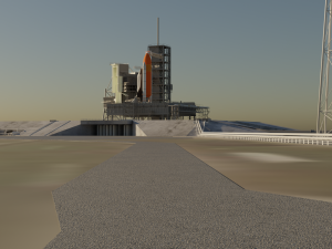Kennedy Space Center Launch Complex 39-A 3D Model