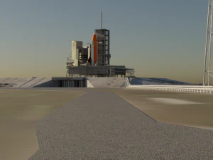 Kennedy Space Center Launch Complex 39-A 3D Model