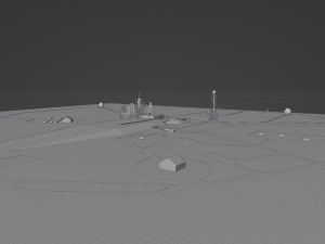 Kennedy Space Center Launch Complex 39-A 3D Model