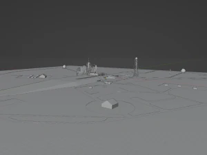 Kennedy Space Center Launch Complex 39-A 3D Model
