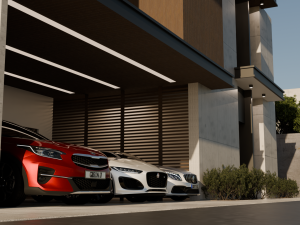 房屋外观设计 3D 模型