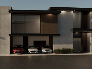 房屋外观设计 3D 模型