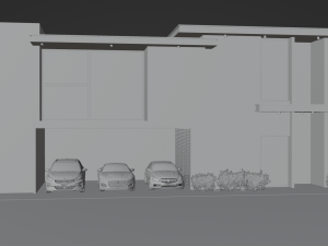 房屋外观设计 3D 模型