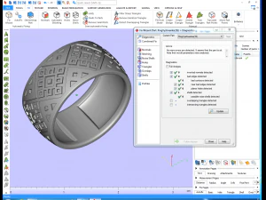 Ukrainian embroidered ring - Vyshyvanka ring 3D Print Model
