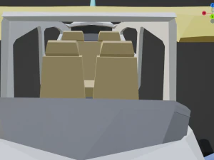Cessna 172 low-poly 3D Model