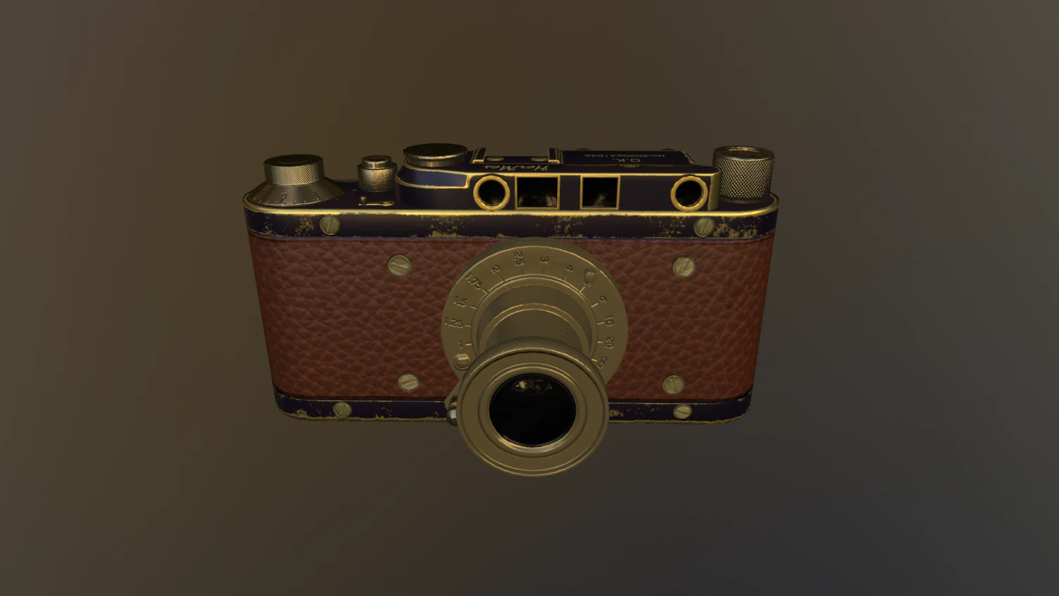 C&acirc;mera-LEICA II Modelo 3D .c4d .max .obj .3ds .fbx .stl .blend 