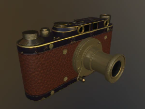 C&acirc;mera-LEICA II Modelo 3D