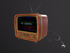 Old Television 3D Model