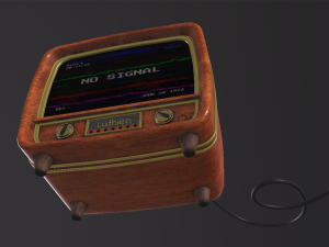 Old Television 3D Model