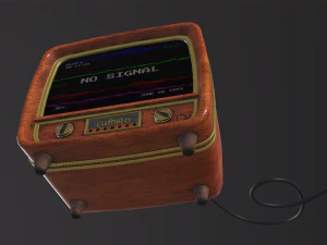 Old Television 3D Model