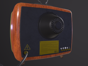 Old Television 3D Model