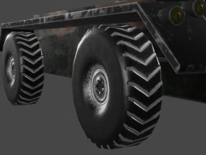 Tanque com rodas Modelo 3D