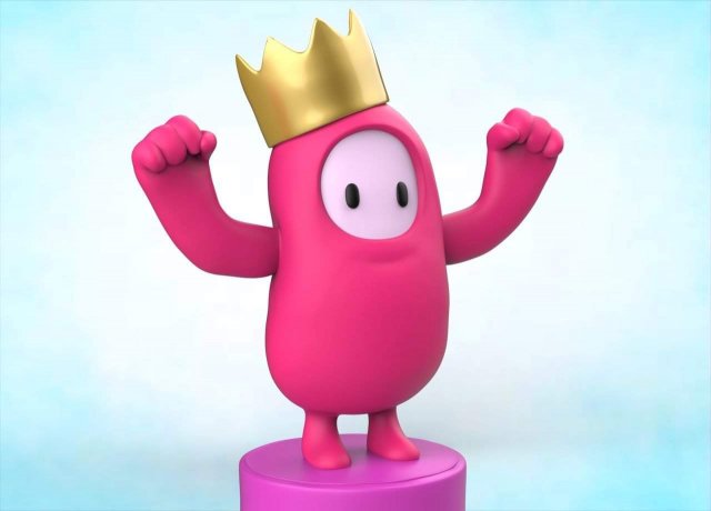 Fall Guys x 2 Fan Art Figure Miniature 3D-printmodel .c4d .max .obj .3ds .fbx .stl .blend 