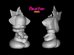 Maki Paw of Fury figure for printing 3D Print Model