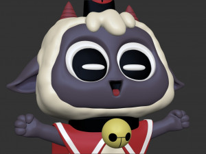 Cult of the Lamb - The Lamb 3D Printable Figure 3D प्रिंट मॉडल