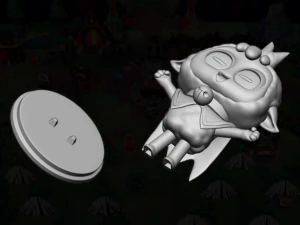 Cult of the Lamb - The Lamb 3D Printable Figure 3D Print Model