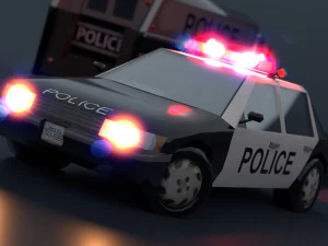 Police car 3D Model