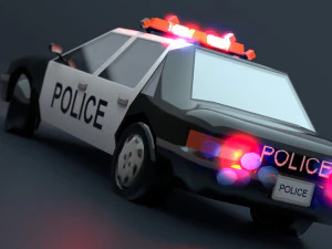 Police car 3D Model