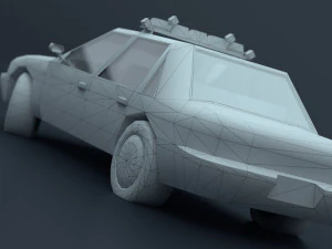 Police car 3D Model