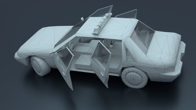 Police Car 3D Модель In Концепт 3DExport