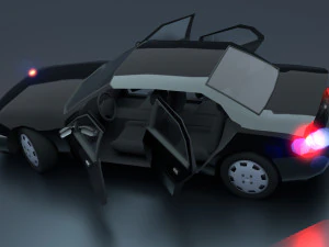 Vehicles of the city services 3D Model