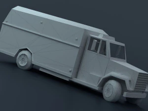 Vehicles of the city services 3D Model