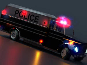 Vehicles of the city services 3D Model