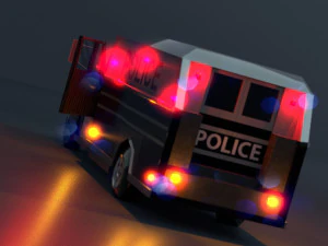 Vehicles of the city services 3D Model