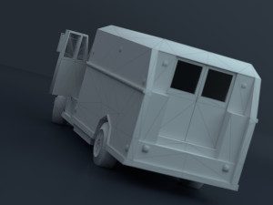 Vehicles of the city services 3D Модель