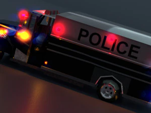 Vehicles of the city services 3D Model