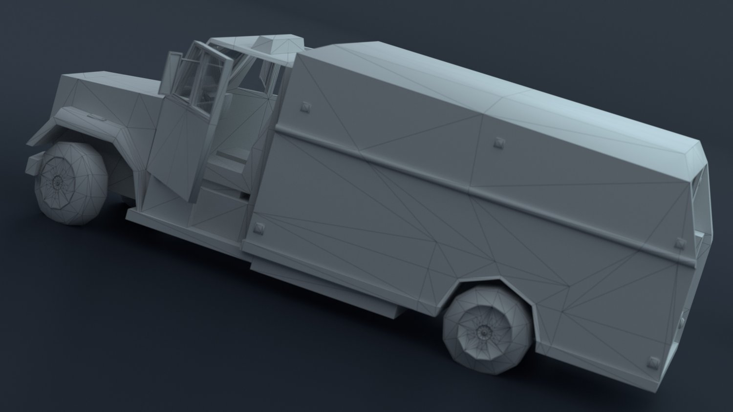 Vehicles of the city services 3D Модель in Концепт 3DExport