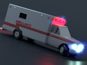 Vehicles of the city services 3D Модель