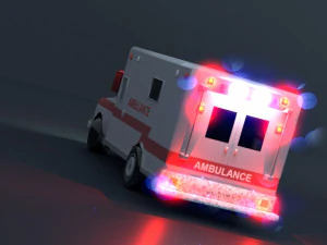 Vehicles of the city services 3D Model