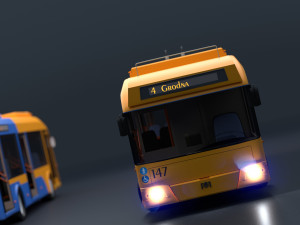 Trolleybus BKM-321 Collection Model 3D
