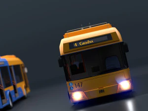 Trolleybus BKM-321 Collection 3D Model