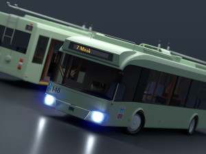 Trolleybus BKM-321 Collection Model 3D