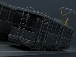 Minsk tramway - AKSM-60102 3D Model