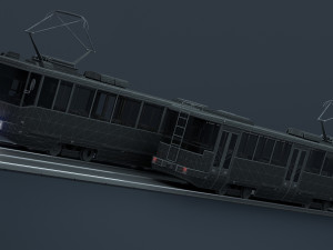 Minsk tramway - AKSM-60102 3D Model
