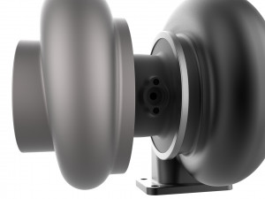 Turbocharger turbo Modello di stampa 3D