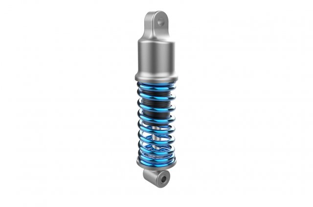 Shock absorber Suspension 3D प्रिंट मॉडल .c4d .max .obj .3ds .fbx .stl .blend 