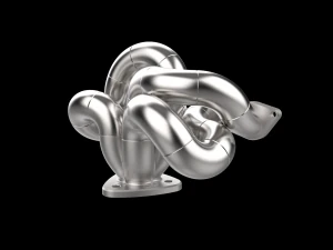 Exhaust manifold header 3D Print Model