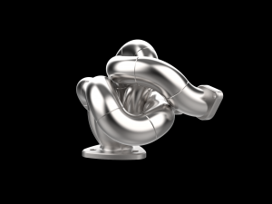 Exhaust manifold header 3D Print Model