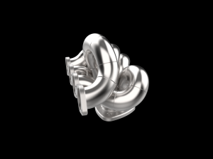 Exhaust manifold header 3D Print Model