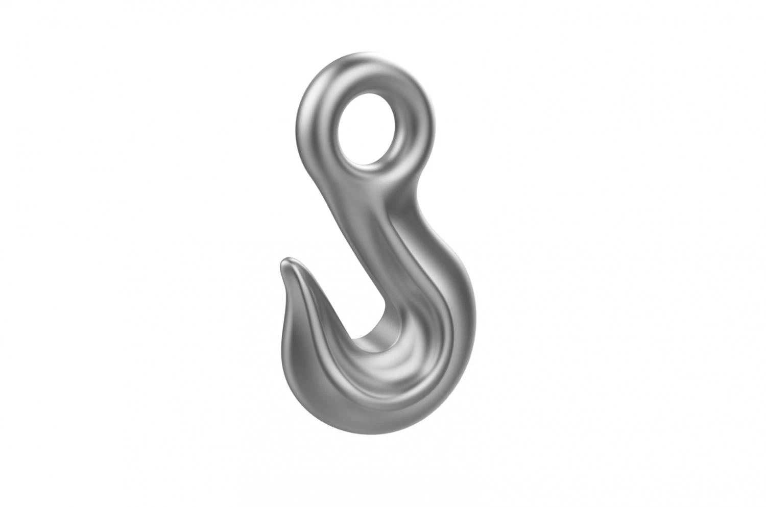 産業用クレーンフック 3Dプリントモデル .c4d .max .obj .3ds .fbx .stl .blend 