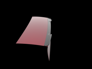 Giulia type rear spoiler 3D Baskı Modeli