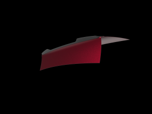 Giulia type rear spoiler 3D Baskı Modeli
