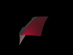 Giulia type rear spoiler 3D Print Model